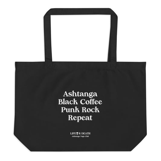 Large organic tote bag